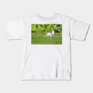 Cattle Egret 2 + 2 Kids T-Shirt